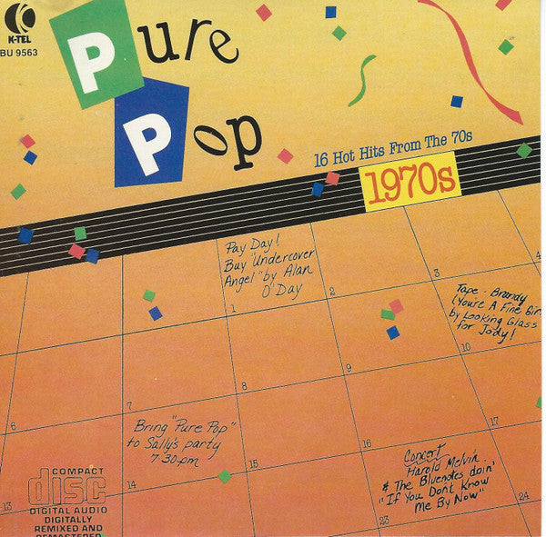 USED CD - Various – Pure Pop - 16 Hot Hits From The 70s Supply