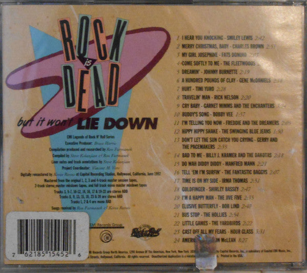 USED CD - Various – Rock Is Dead, But It Won t Lie Down: 24 Greatest Hits Of All Time, Vol. 2 For Sale