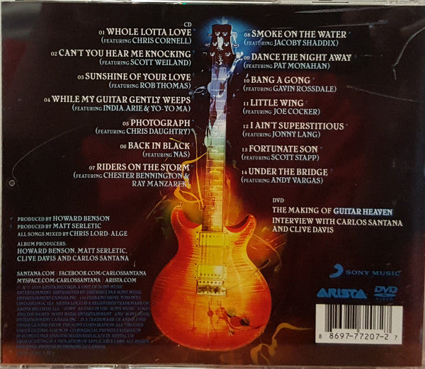 USED CD DVD - Santana – Guitar Heaven: The Greatest Guitar Classics Of All Time Sale