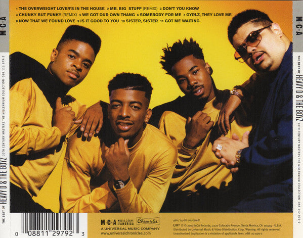 USED CD - Heavy D. & The Boyz – The Best Of Heavy D & The Boyz For Sale