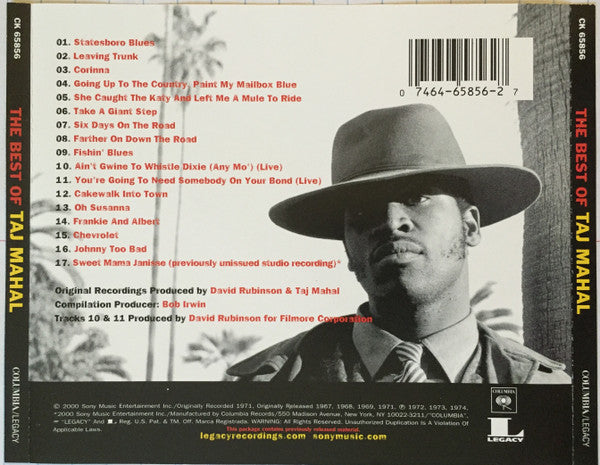 USED CD - Taj Mahal – The Best Of Taj Mahal Online Sale