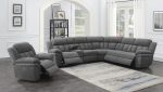 Bahrain 6-Piece Upholstered Power Sectional Charcoal Supply