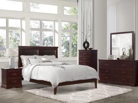 Seabright Cherry Panel Bedroom Set Online Hot Sale