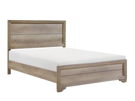 Lonan Rustic Full Panel Bed Sale