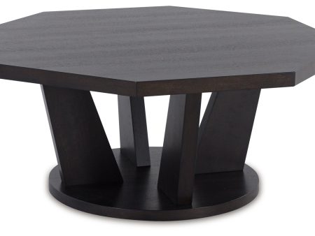 Chasinfield Dark Brown Coffee Table Online Sale