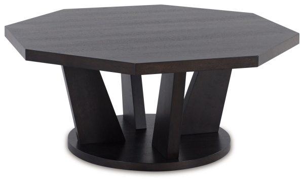 Chasinfield Dark Brown Coffee Table Online Sale