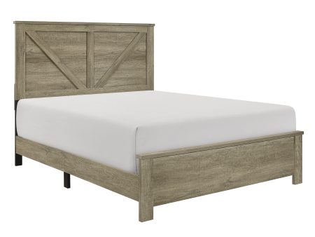 Avenue Rustic Queen Panel Bed Online Hot Sale