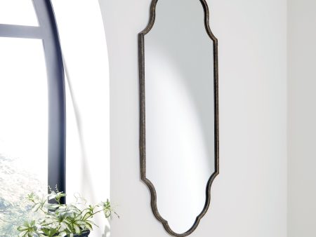 Hallgate Antique Gold Finish Accent Mirror Online Sale