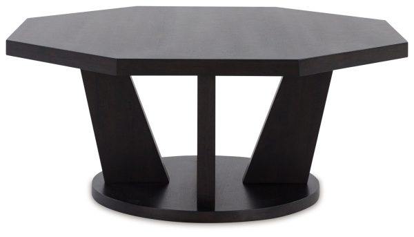 Chasinfield Dark Brown Coffee Table Online Sale