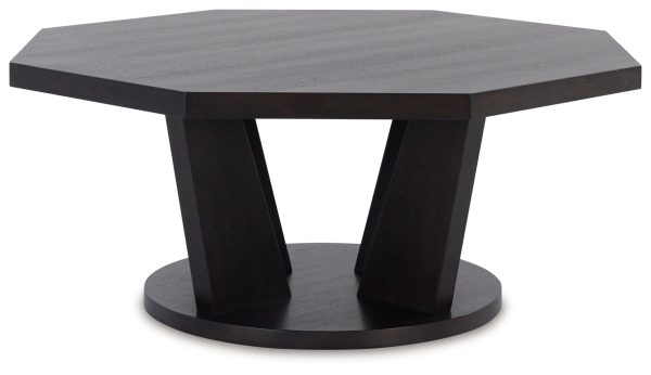 Chasinfield Dark Brown Coffee Table Online Sale