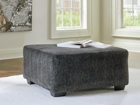 Biddeford Ebony Oversized Accent Ottoman Online Sale