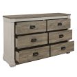 Arcadia White Weathered Gray Dresser Fashion