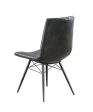 Aiken Charcoal Tufted Dining Chairs, Set of 4 For Sale