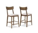 Weldon Brown Counter Height Chair, Set of 2 For Discount