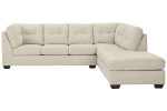 Falkirk Parchment 2-Piece RAF Chaise Sectional on Sale