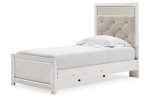 Altyra White Twin Panel Bed For Cheap