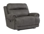 Austere Gray Oversized Recliner For Sale