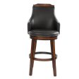 Bayshore Brown Swivel Pub Height Chair, Set of 2 Online now