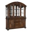 Bergen Dark Oak Buffet & Hutch For Discount