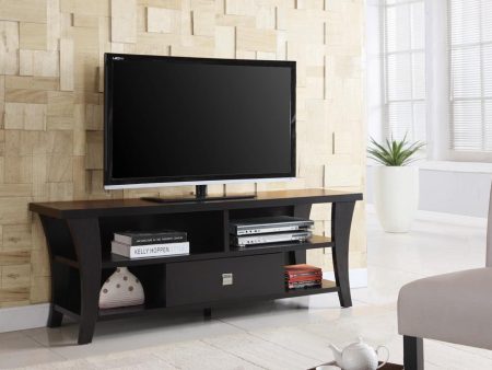 Anita 1-Drawer TV Console Cappuccino For Cheap