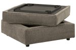 O Phannon Putty Ottoman With Storage on Sale