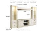 Bellaby Whitewash 4-Piece Entertainment Center For Cheap