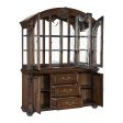 Bergen Dark Oak Buffet & Hutch For Discount