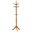 Achelle Golden Brown Coat Rack with 11 Hooks Fashion