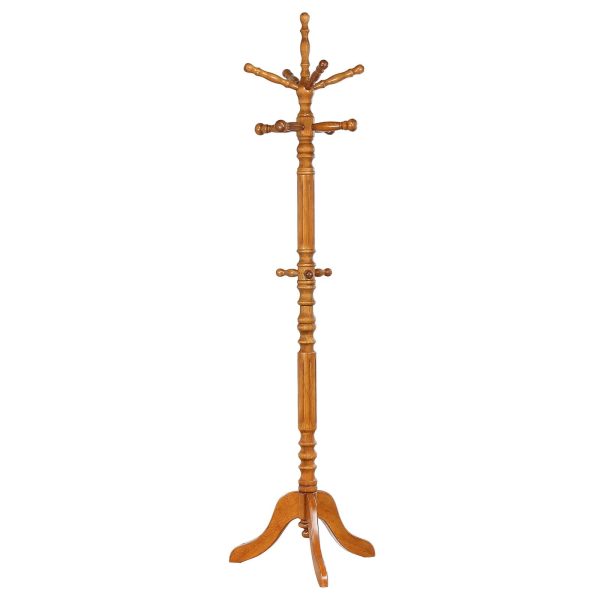 Achelle Golden Brown Coat Rack with 11 Hooks Fashion