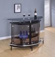 Amarillo Black Chrome 2-Tier Bar Unit Supply