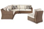 Beachcroft Beige 4-Piece Outdoor Seating Set Online Sale