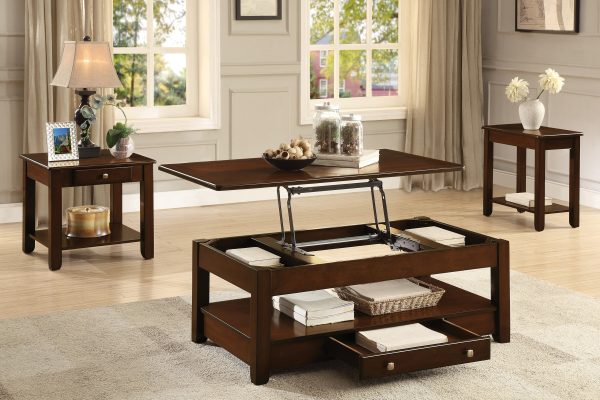 Ballwin Dark Cherry End Table Cheap