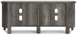 Arlenbry Gray Corner TV Stand For Discount