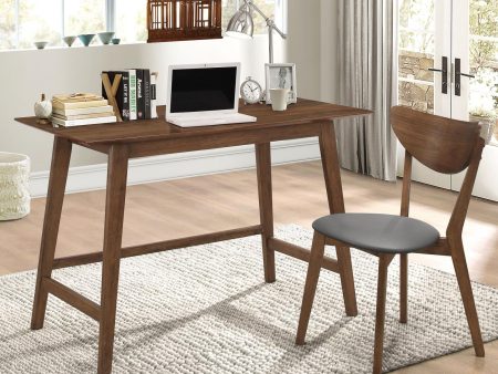 Karri Walnut 2-Piece Writing Desk Set For Sale