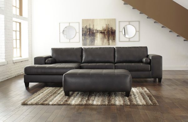 Nokomis Charcoal 2-Piece LAF Chaise Sectional Online now