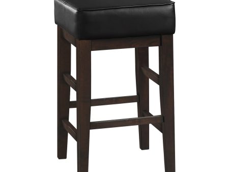 Pittsville Black Espresso Counter Height Stool, Set of 2 on Sale