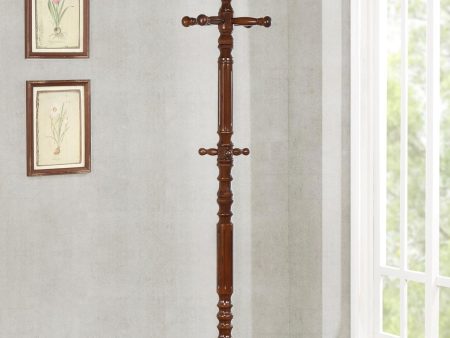 Achelle Tobacco Coat Rack with 11 Hooks Online Hot Sale