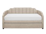 Aisha Beige Daybed with Trundle Online Sale