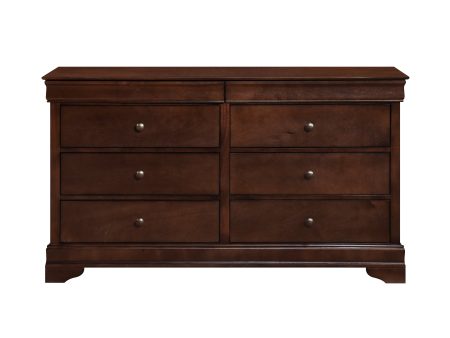 Abbeville Cherry Dresser, Two Hidden Drawers For Discount