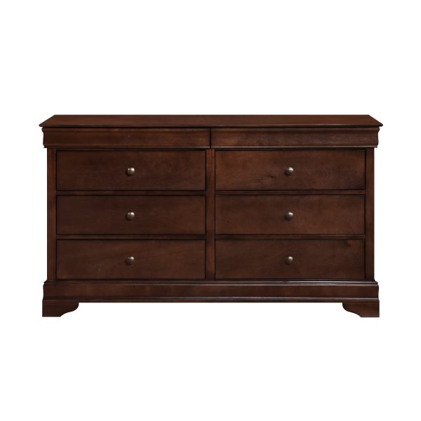 Abbeville Cherry Dresser, Two Hidden Drawers For Discount