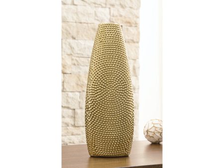 Efim Gold Finish Vase Online Hot Sale