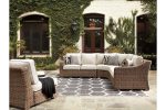 Beachcroft Beige 5-Piece Outdoor Seating Set Supply