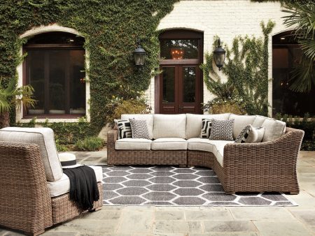 Beachcroft Beige 5-Piece Outdoor Seating Set Supply