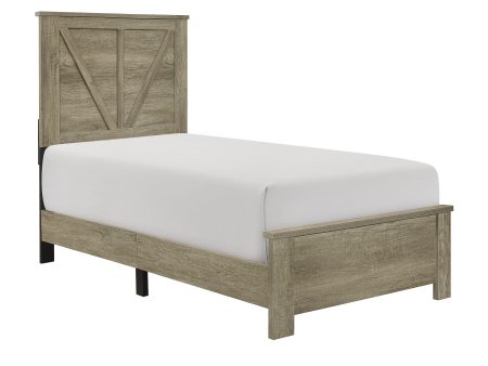 Avenue Rustic Twin Panel Bed Online Sale