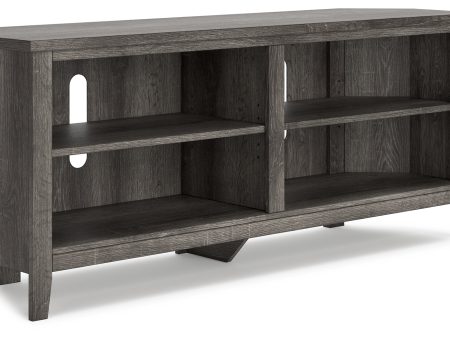 Arlenbry Gray Corner TV Stand For Discount