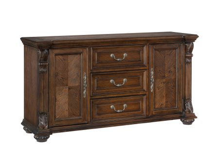 Bergen Dark Oak Buffet For Cheap