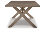 Beach Front Beige Outdoor Dining Table Discount