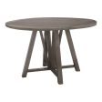 Athens Barn Gray Round Counter Height Table with Drop Leaf Fashion