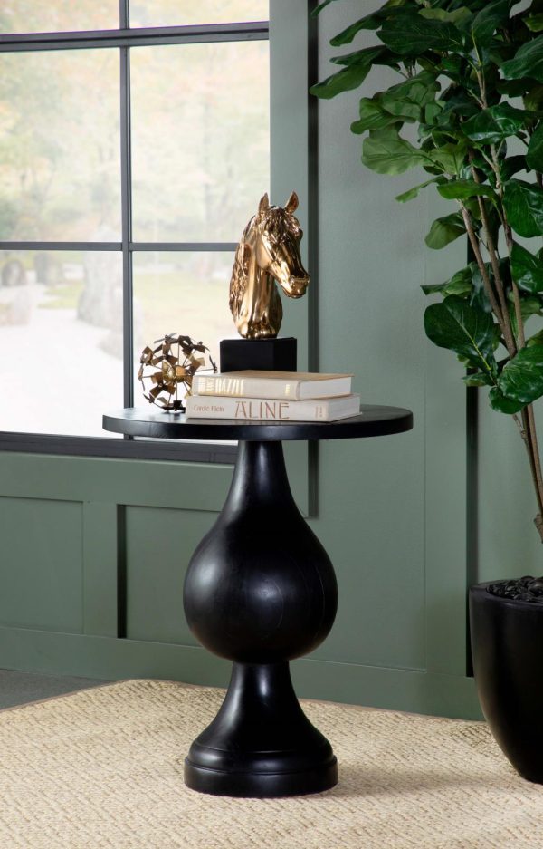 Dianella Round Pedestal Accent Table Cheap