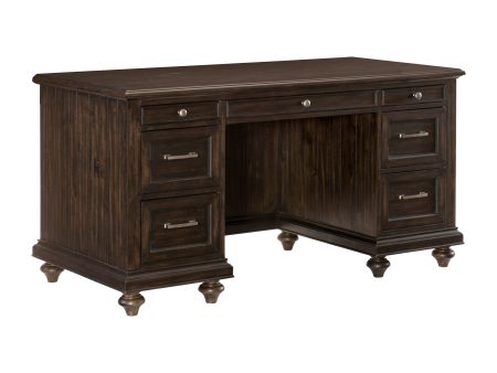 Cardano Driftwood Charcoal Executive Desk Hot on Sale